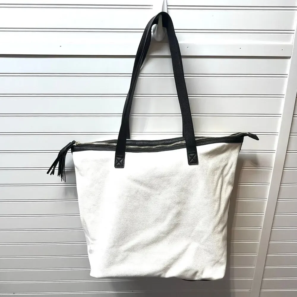 Walter Baker X Curateur Carly Canvas Tote Bag